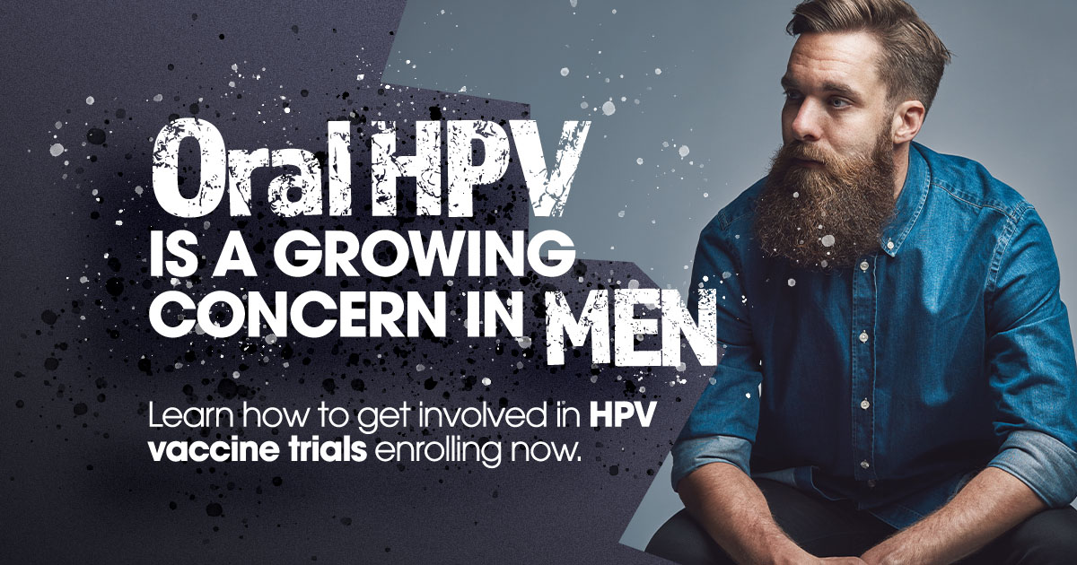 HPV: A Growing Concern For Men - Vaccine Trials Enrolling Now