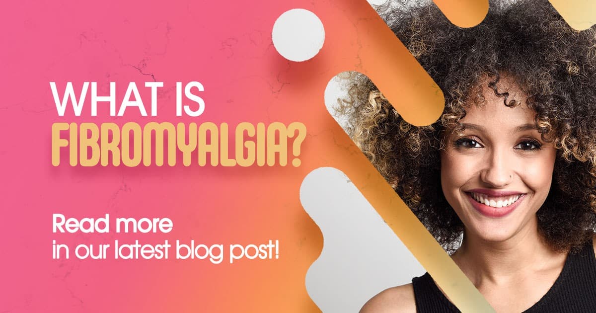 What is Fibromyalgia, blog, Woman with curly hair smiling, clinical research